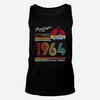 Vintage September 1964 58th Birthday 58 Years Old Gift Unisex Tank Top - Seseable