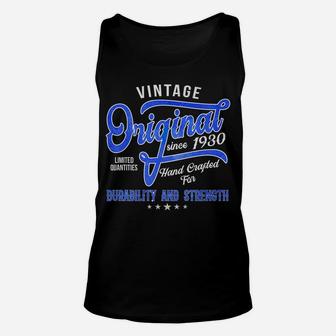 Vintage Since 1930 Aged 92 Yrs Old Birthday 92nd Bday Gift Unisex Tank Top - Seseable