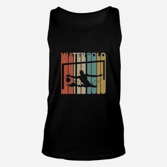 Vintage Style Water Polo Silhouette Unisex Tank Top - Seseable