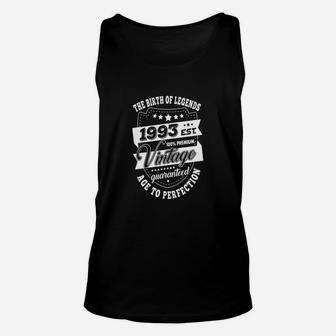 Vintage The Birth Of Legends 1993 Birthday Gift T-shirt Unisex Tank Top - Seseable