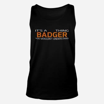 Vintage Tshirt For Badger Unisex Tank Top | Seseable UK