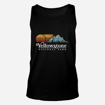 Vintage Yellowstone National Park Retro T-shirt Unisex Tank Top - Seseable