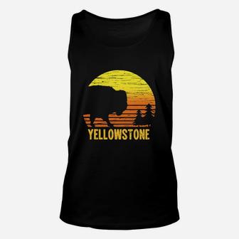 Vintage Yellowstone National Park Retro Travel Shirt Unisex Tank Top | Seseable CA
