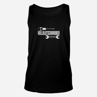 Vollblutschrauber Herren Unisex TankTop mit Werkzeug-Motiv, Mechaniker Tee - Seseable