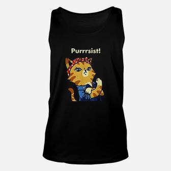 We Can Do It Cat Lover March Unisex Tank Top - Seseable