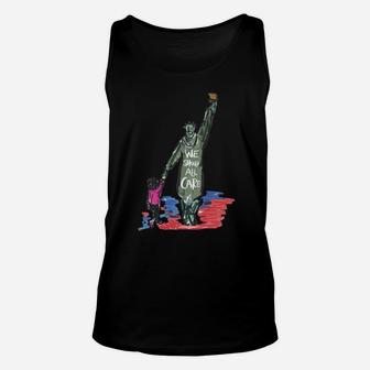 We Should All Care Unisex Tank Top - Seseable