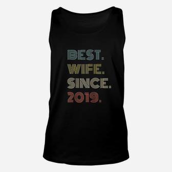 Wedding Anniversary Gift Best Wife Since 2019 Unisex Tank Top - Seseable