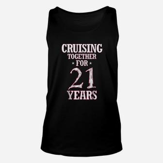 Wedding Anniversary Gift Idea 21st 21 Year Marriage Unisex Tank Top - Seseable