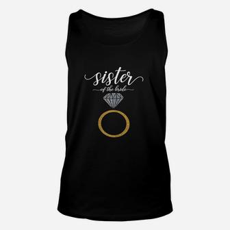 Wedding Bridal Shower Cute Gift Idea For Sister Of The Bride Unisex Tank Top | Seseable FR