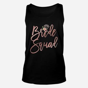 Wedding Shower Gift For Bridesmaid Best Friends Bride Squad Unisex Tank Top - Seseable