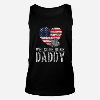 Welcome Home Daddy Unisex Tank Top - Seseable