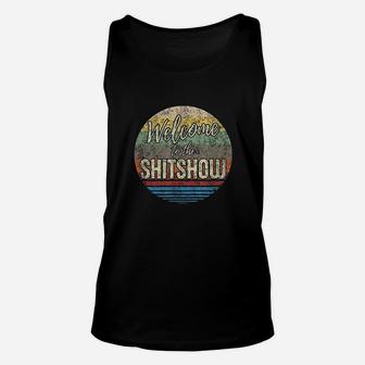 Welcome To The Show In Retro Vintage Colors Unisex Tank Top - Seseable