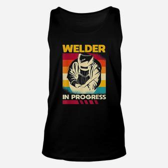 Welder In Progress Welding Trainee Funny Lover Gift Unisex Tank Top - Seseable