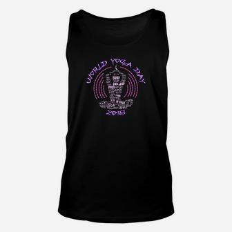 Welt Yoga Tag 2018 Unisex TankTop, Gedenk-Unisex TankTop mit Yoga-Motiv - Seseable