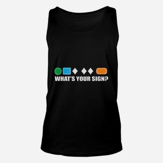 What Is Your Sign Skiing Difficulty Ski Skier Unisex Tank Top - Seseable