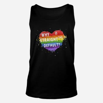 Why Is Straight The Default Unisex Tank Top - Seseable