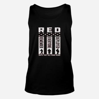 Wild Bobby Remember Everyone Deployed Military Unisex Tank Top - Seseable