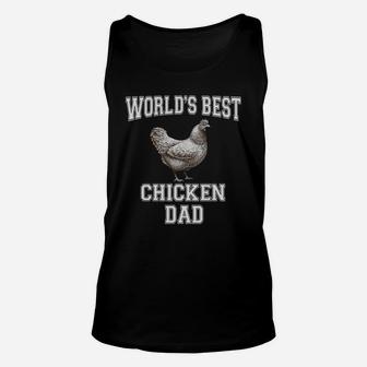 World's Best Chicken Dad Unisex Tank Top - Seseable