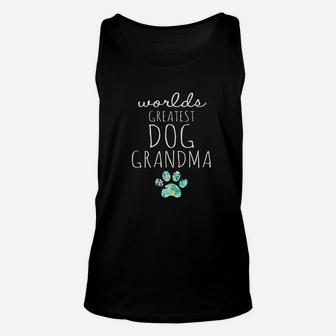 Worlds Greatest Dog Grandma Gift Idea For Grandmas Love Dogs Unisex Tank Top - Seseable