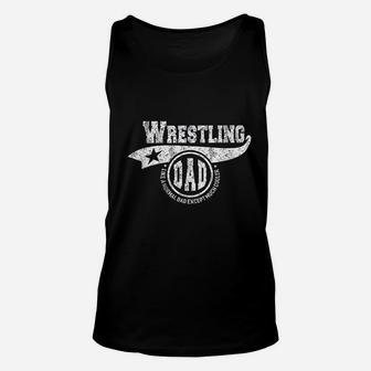 Wrestling Dad Fathers Day Gift Father Sport Unisex Tank Top - Seseable