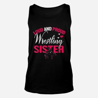 Wrestling Sister Funny Wrestler Sister Gift Women Unisex Tank Top - Seseable