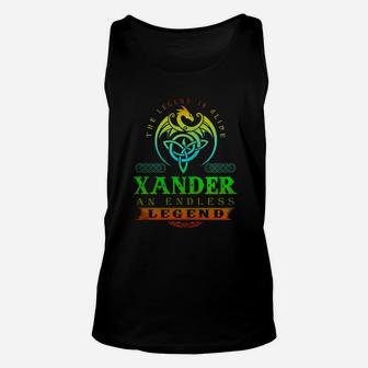 Xander The Legend Is Alive Xander An Endless Legend Colorgradient Unisex Tank Top - Seseable