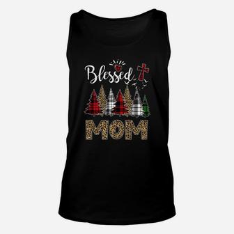 Xmas Blessed Mom Funny Meaningful Gifts For Mom Unisex Tank Top - Seseable