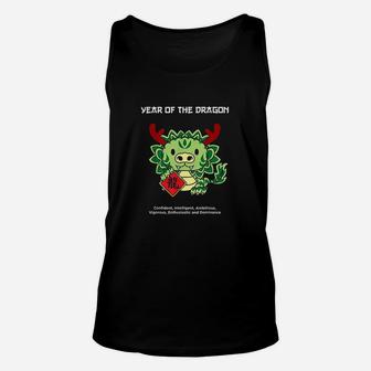 Year Of The Dragon Chinese Zodiac Lunar New Year Unisex Tank Top - Seseable