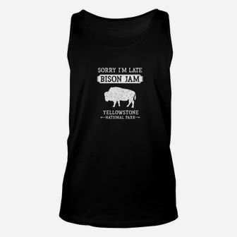 Yellowstone National Park Funny Bison Vintage Unisex Tank Top | Seseable CA