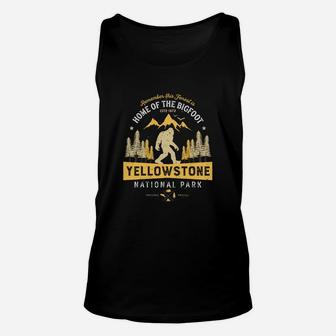 Yellowstone National Park Vintage Bigfoot T Shirt Men Women Unisex Tank Top | Seseable CA