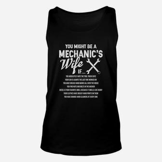 You Might Be A Mechanic's Wife If T-shirt Unisex Tank Top - Seseable