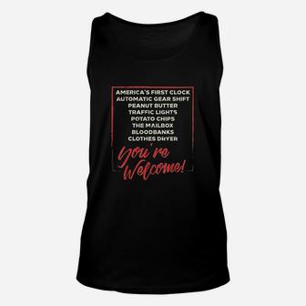 Youre Welcome Black History Month Pride African Inventors Unisex Tank Top - Seseable