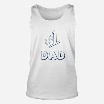1 Dad Best Father Gift, dad birthday gifts Unisex Tank Top - Seseable
