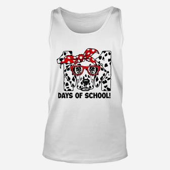 101 Days Of School Dalmatian Dog Teacher 100th Day Of School Unisex Tank Top | Seseable CA