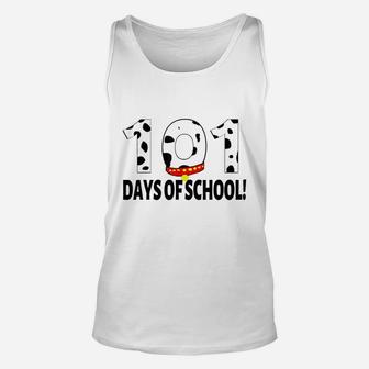 101 Days Of School Dalmatian Dog Unisex Tank Top - Seseable