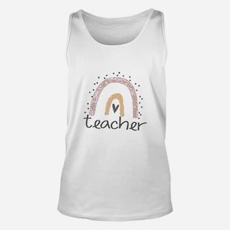 Rainbow Teacher Teachers Day Unisex Tank Top