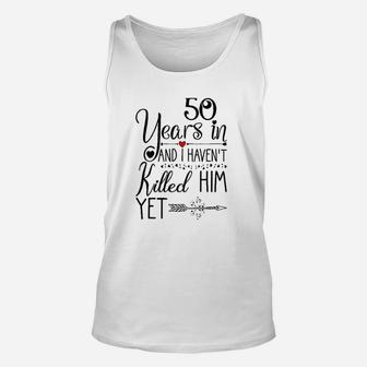 50th Wedding Anniversary Gift For Her 50 Years Of Marriage Unisex Tank Top - Seseable
