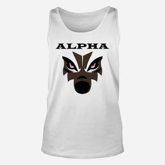 Alpha Wolf Unisex Tank Top - Seseable