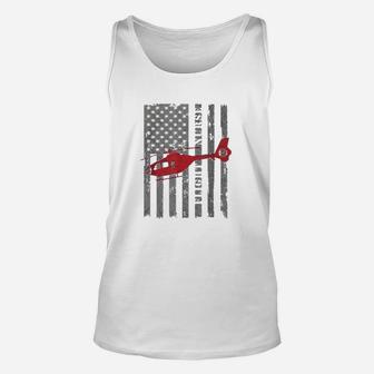 American Flag Flight Nurse, funny nursing gifts Unisex Tank Top - Seseable