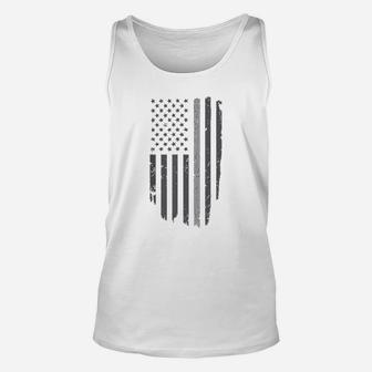 American Flag Thin Line Corrections Apparel Correctional Unisex Tank Top - Seseable