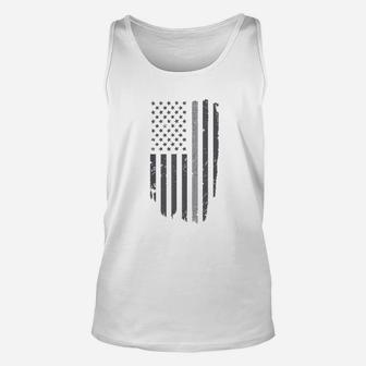 American Flag Thin Line Corrections Apparel Correctional Unisex Tank Top - Seseable