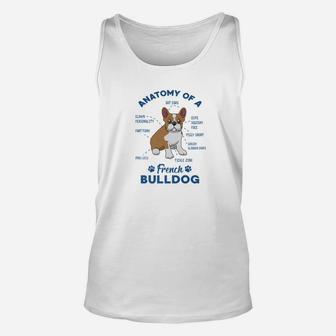 Anatomy Of A French Bulldog Graphic Funny Frenchie Unisex Tank Top - Seseable