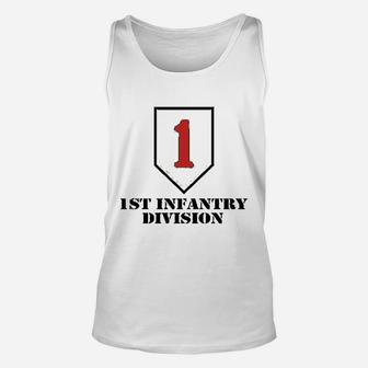 Army 1st Infantry Division Veteran Unisex Tank Top - Seseable