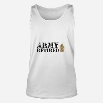Army Retired Unisex Tank Top - Seseable