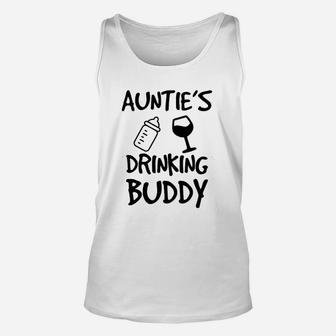 Aunties Drinking Buddy My Aunt Is The Best Unisex Tank Top - Seseable