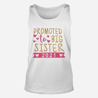 Baby Girl Promoted To Big Sister Letter Print Clothes Unisex Tank Top - Seseable