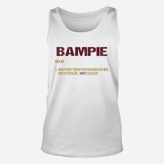 Bampie Funny Grandfather Definition Distressed Retro Men Gift Unisex Tank Top - Seseable