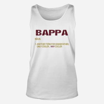Bappa Funny Grandfather Definition Distressed Retro Men Gift Unisex Tank Top - Seseable