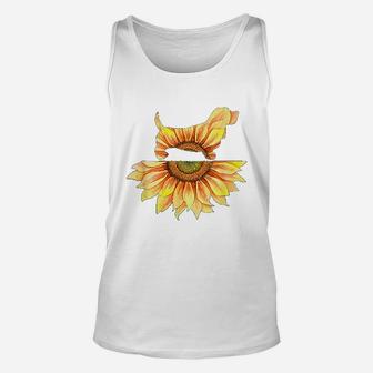 Basset Hound Basset Hound Gift Sunflower Women Unisex Tank Top - Seseable