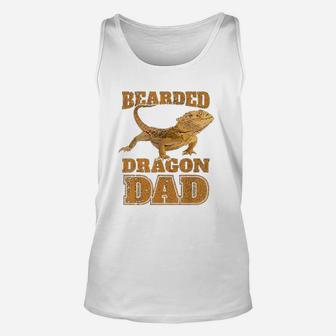 Bearded Dragon Dad Gift Bearded Dragon Papa Father Unisex Tank Top - Seseable